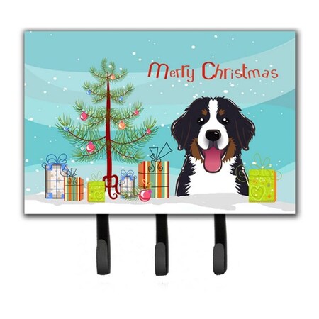 Jensendistributionservices Christmas Tree & Bernese Mountain Dog Leash or Key Holder MI1719851